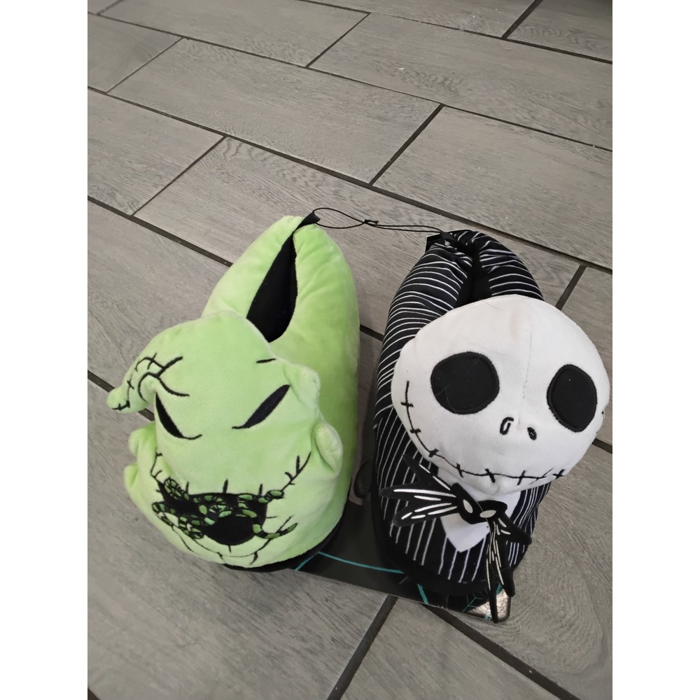 Disney Nightmare Before Christmas Jack Skellington Oogie Boogie Slippers 11-12